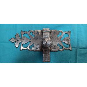 Wrought Iron Bolt 18th Or 19th Century