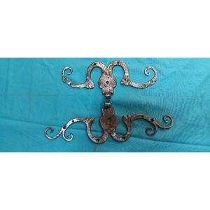Pair Of Mustache Hinges - 18th Century