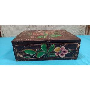 19th Century Alsatian Polychrome Box