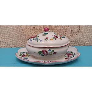 Eastern Earthenware Sugar Bowl - Late 18th Century, Early 19th Century