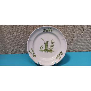 Plate With Eastern Chinese Dishes, Late 18th Century