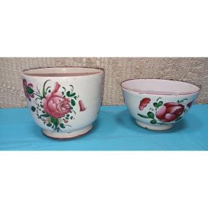Lunéville Earthenware Bowls - 19th Century