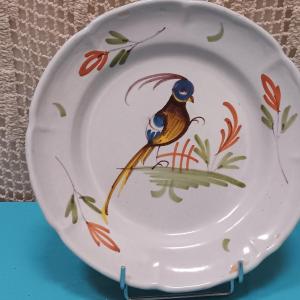Epinal Plate With A Bird - Late 18th, Early 19th Century
