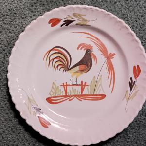 Epinal Plate With A Rooster - Early 19th Century