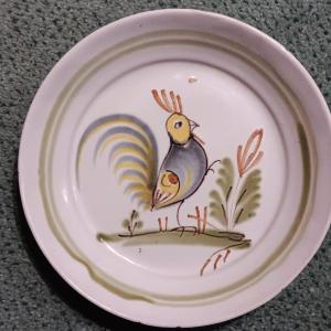 Epinal Plate With A Rooster - Early 19th Century