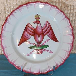 St Clément Earthenware Plate - 19th Century.