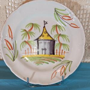 Epinal Plate With A Small House - Late 18th, Early 19th Century