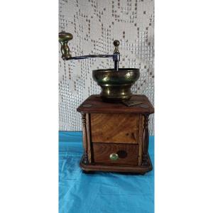 19th Century Countertop Coffee Grinder