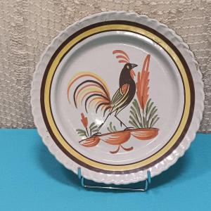 Epinal Plate With A Rooster, Early 19th Century