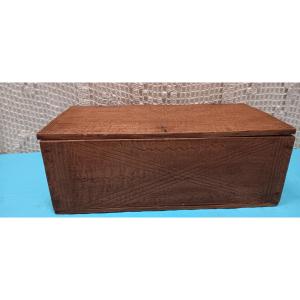 Vosges Wooden Box - Folk Art - 19th Century