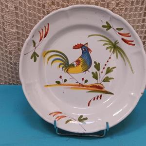 Epinal Plate With A Rooster - Late 18th - Early 19th Century