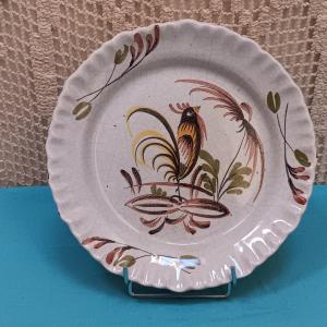 Epinal Plate With A Rooster, Early 19th Century