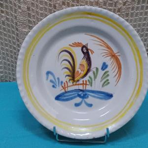 Epinal Plate With A Rooster, Early 19th Century