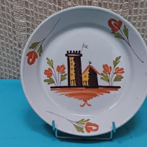 Epinal Plate With A Small House - Early 19th Century