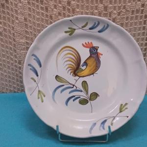 Epinal Plate With A Rooster - Late 18th Century