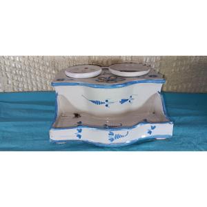 Earthenware Writing Desk/inkwell - Late 18th, Early 19th Century