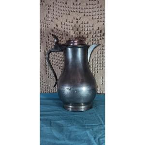 Pewter Pitcher, Northern France - 19th Century