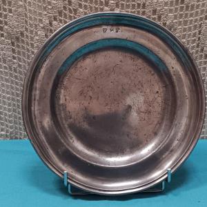Pewter Dish From Besançon - Late 17th Century