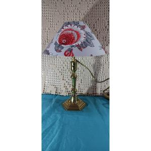 18th-century Brass Candlestick