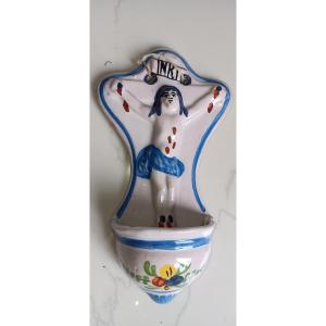 Saint Clement Earthenware Holy Water Font