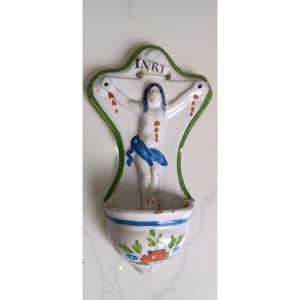 Saint Clement Earthenware Holy Water Font