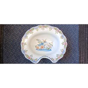 Rouen Shaving Dish - 18th Century