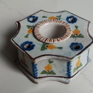 Earthenware Inkwell - Early 19th Century.