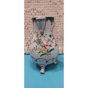 Strasbourg Coffee Pot/pitcher Signed Hannong - 18th Century