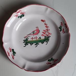 Plate From Rambervillers (vosges) - Late 18th Or Early 19th Century