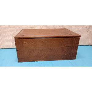Vosges Wooden Box - Folk Art - 19th Century
