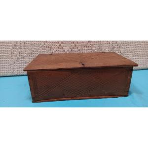 Vosges Wooden Box - Folk Art - 19th Century
