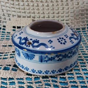 Blue Monochrome Inkwell - 18th Century