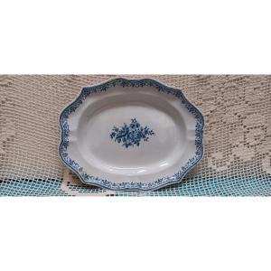 Large Platter From Lyon Or Moustiers - 18th Century