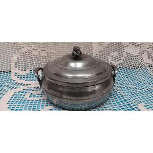 Large Pewter Tureen - Early 19th Century