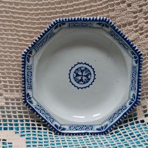 Rouen Earthenware Dish - Early 18th Century