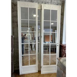 Two Beautiful Pair Of Doors In Very Good Condition Early 20th Century