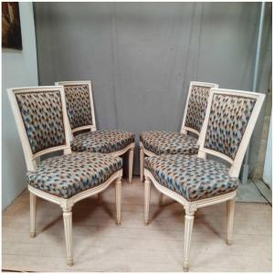 Set Of 4 Louis XVI Style Chairs