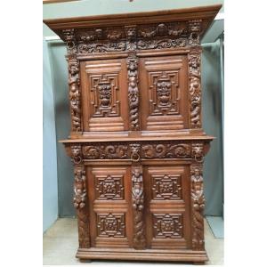 4-door Haute Epoque Style Sideboard 
