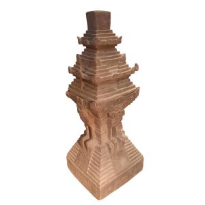 Terracotta Reproduction Of A Hindu Temple