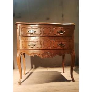 Louis XV Style Solid Oak Chest Of Drawers 