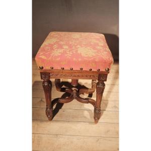 Square Piano Stool, Louis XV Style I