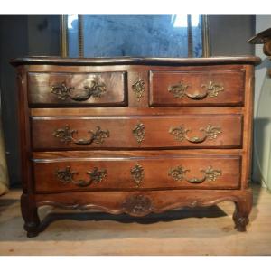Louis XV Style Solid Wood Chest Of Drawers 