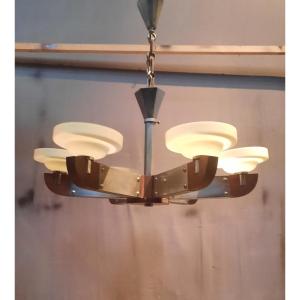 Mid-twentieth Century Modernist Chandelier 