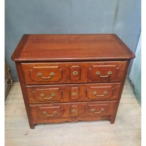 Louis XIV-style Chest Of Drawers In Natural Wood