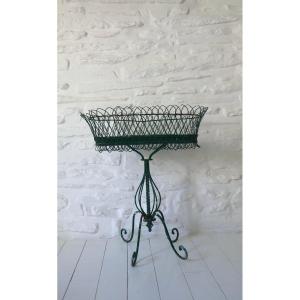 Wrought Iron Planter Volutes
