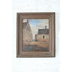 Oil On Canvas, Brittany, Breton School, Hr