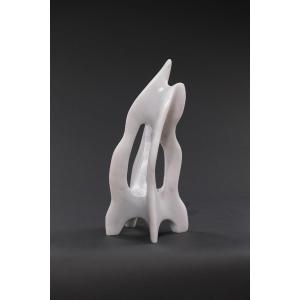 Marble Sculpture “labyrinth” By Hugo Verheyen Belgian Sculptor (1935-2020), 1970