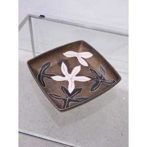 Large Ceramic Dish From Sant Vicens, France 1970