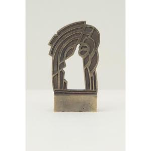 Bronze Sculpture By Pieteo Consagra, 57th Concorso Ippico Piazza Di Siena, Italy 1980