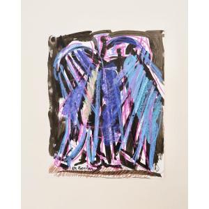 Mixed Media On Paper By Alain Michel Boucher (1944-2020)